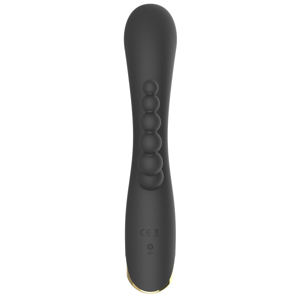 Vibromasseur triple stimulation très puissant noir USB 